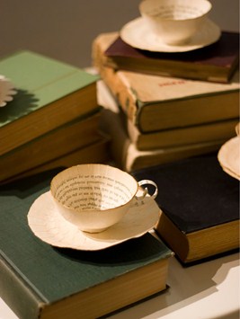 瑞典设计师钟情纸艺  创造浪漫制造咖啡杯
