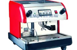 意式商用咖啡机：克虏伯KLUB 意式半自动单头咖啡机T1红色