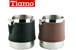 咖啡拉花缸TIAMO品牌介绍：Tiamo原装尖嘴不锈钢拉花杯300ml
