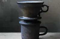 咖啡冲煮器具介绍：特色九土 陶瓷咖啡滤杯手冲單品咖啡过滤器