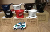 咖啡冲煮器具：日本美浓烧多色ZeroJapan 双孔陶瓷滤杯