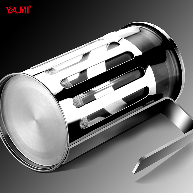 咖啡冲煮器具：亚米YAMI玻璃法压壶不锈钢滤压式咖啡壶介绍