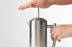 咖啡冲煮器具：双层304不锈钢双层隔热滤压咖啡壶介绍