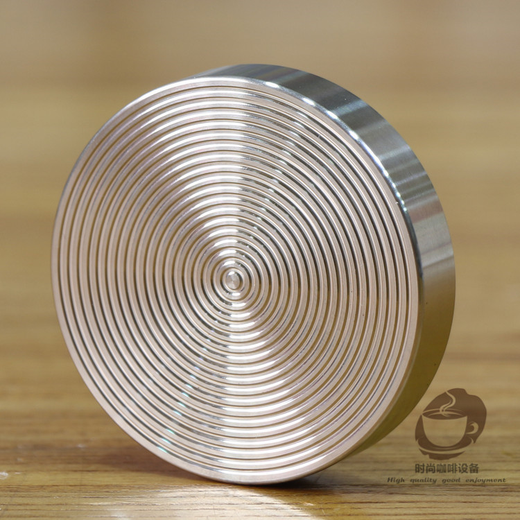 意式咖啡器具介绍：美国EP咖啡压粉锤 航空铝不锈钢58mm螺纹