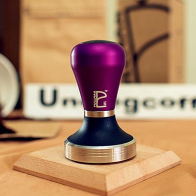 意式咖啡器具介绍：Pullman粉锤 58mm 美弧 葡萄紫 压粉器