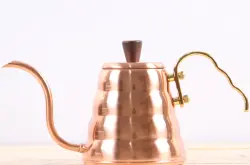 咖啡冲煮器具介绍：日本HARIO铜质细口云朵咖啡手冲壶VKB-90CP
