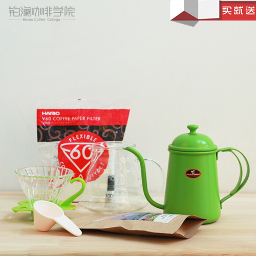 咖啡冲煮器具Tiamo品牌介绍：Tiamo彩色手冲壶云朵分享壶v01