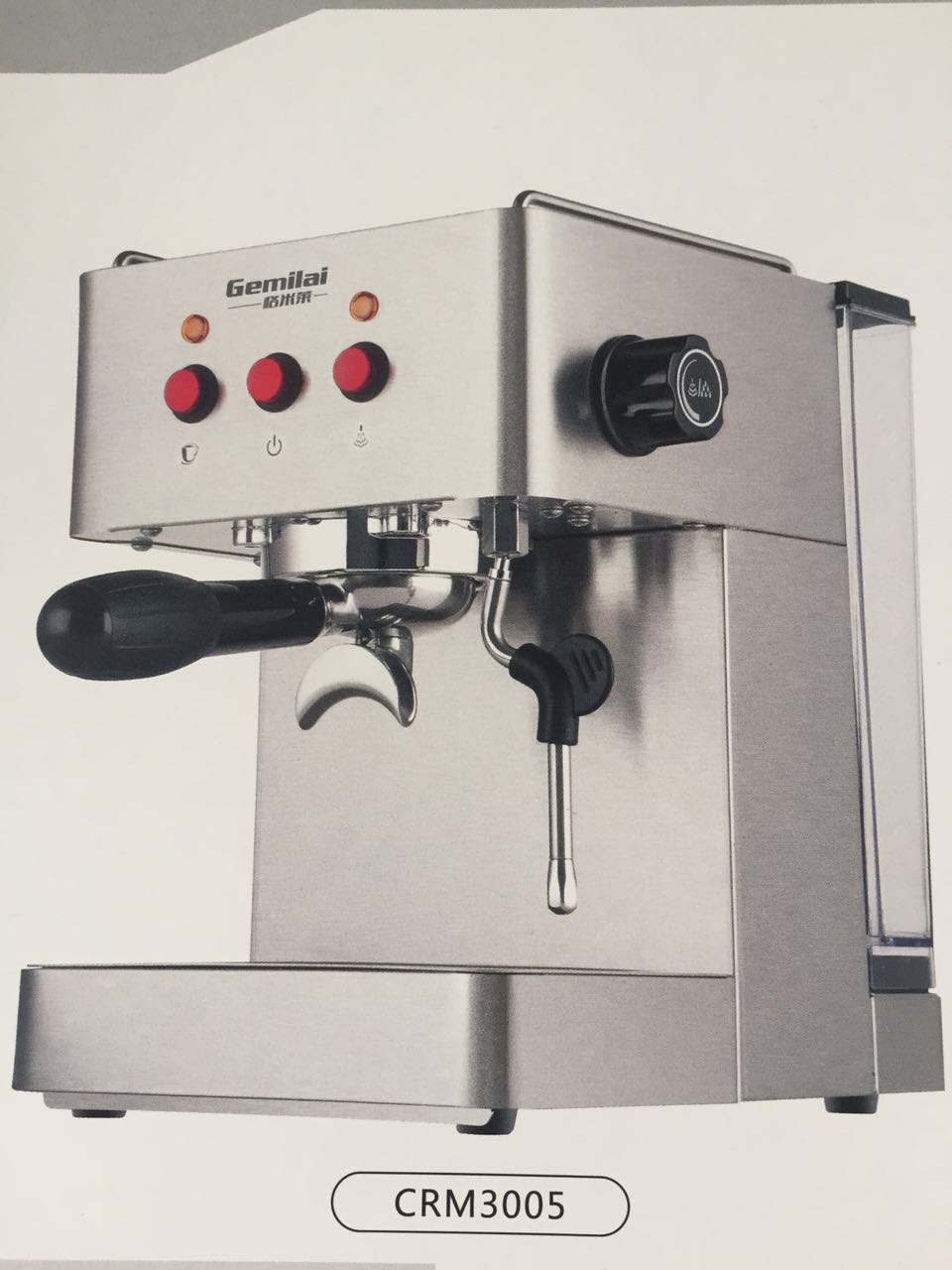 意式家用咖啡机格米莱品牌介绍：Gemilai格米莱CRM3005家用咖啡机