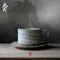 咖啡杯创意设计：简约素雅手工拉坯绞胎创意握杯马克杯咖啡杯