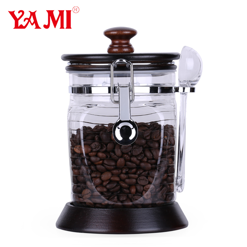 YAMI品牌冲煮器具介绍：YAMI亚米密封罐 咖啡豆储物罐 防潮罐