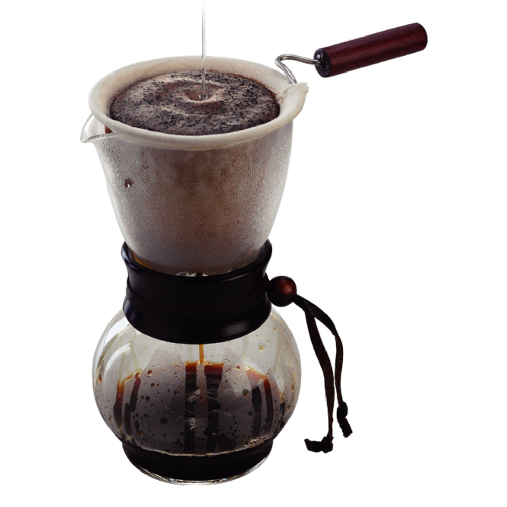 Tiamo品牌咖啡冲煮器具：Tiamo法兰绒手冲滤泡式咖啡壶480ml