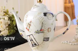 骨瓷咖啡壶手冲咖啡壶家用 欧式咖啡特色器具陶瓷咖啡壶介绍