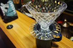 日本konoV60树脂水晶钻石滤杯锥形 闪亮咖啡滤杯 手冲咖啡过滤器
