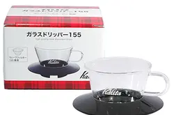 KALITA日本155玻璃滤杯 蛋糕滤杯波浪滤杯咖啡滤杯 手冲咖啡必备