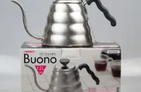 日本哈里欧HARIO不锈钢手冲咖啡壶 细口壶 虹吸壶冲煮方式操作