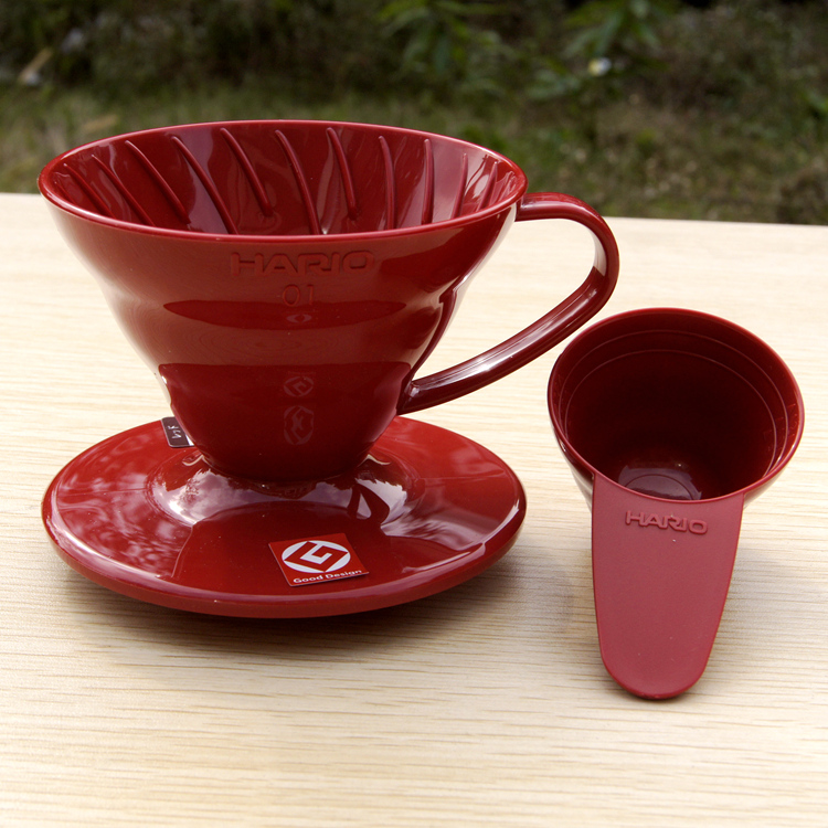 HARIO滤杯V60树脂咖啡滤杯 手冲滴滤式 单品咖啡手冲式冲煮使用