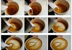 拿铁咖啡拉花教程图解 拉花用什么牛奶 拉花奶泡厚度要求