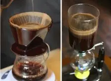 手冲咖啡和虹吸壶煮咖啡的风味比较