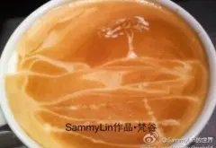 SammyLin的咖啡拉花艺术：梵谷