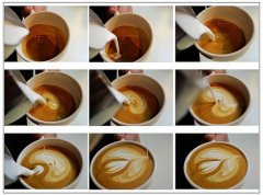 意式咖啡拉花 咖啡与牛奶的艺术技巧