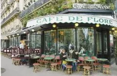 巴黎最古老的著名咖啡馆 “花神”咖啡馆