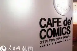 “猫咪经营的漫画咖啡厅”走俏韩国