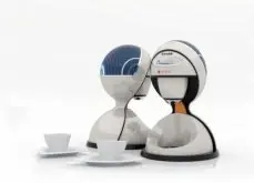 创意特色咖啡机推荐 女王蜂造型太阳能咖啡机