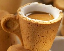 咖啡基础 可以吃的LAVAZZA曲奇咖啡杯