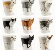 创意咖啡杯介绍 创意立体猫咪咖啡杯