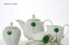 多样屋设计 TAYOHYA 绣球绿花咖啡餐具
