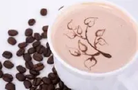拿铁咖啡 意大利浓缩咖啡与牛奶的经典混合