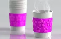 会膨胀的咖啡杯杯套 创意设计的咖啡杯