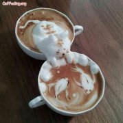 3D拿铁拉花 Kazuki Yamamoto的3D拿铁咖啡艺术