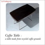 咖啡渣的循环利用方法 咖啡渣做成的咖啡桌
