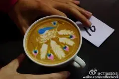 心形拉花咖啡技巧 筛图形拉花方法的原理  制作有趣的图案 中国咖