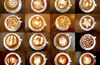 拿铁拉花 花式咖啡 受欢迎的咖啡 卡布奇诺 拼配咖啡豆原装进口新