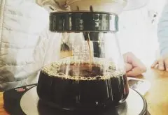 松屋法 萃取出咖啡中美味的成份 日本手冲 啡液到达咖啡壶