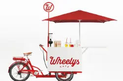 Wheelys Cafe ,一个在脚踏车上卖咖啡和轻食的移动咖啡馆