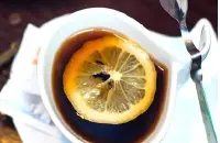 咖啡香和水果香的组合，柠檬咖啡