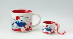 日本东京推出星巴克限定咖啡杯，樱花富士山日风满满