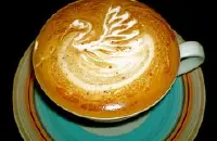 咖啡拉花艺术天鹅图解 咖啡拉花简单小天鹅技巧分享
