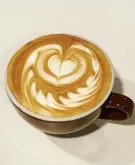 咖啡拉花技术之融合和修复 咖啡拉花技巧教程 拉花压纹怎样形成